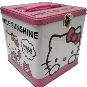 Hello Kitty Tin Storage Lunch Box
